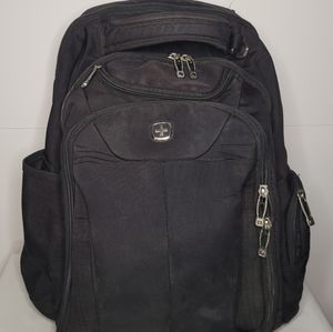Swiss Gear Airflow Black Laptop Tablet Backpack Black